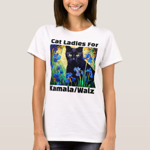 Camiseta Gato Senhoras Para Camala Cat T-Shirt