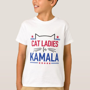 Camiseta Gato Senhoras Para Kamala Funny Cat 2024 President