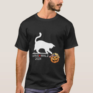 Camiseta Gato Senhoras Para Kamala Harris Engraçada Cabelo