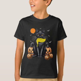 Camiseta Gato Senhoras Para Kamala Harris Halloween Pumpkin