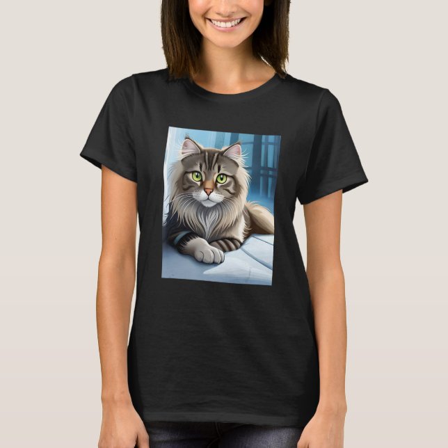 Camiseta Gato Sentado (Frente)