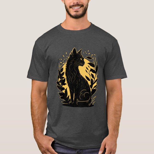 Camiseta Gato Sentado (Frente)