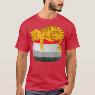 Camiseta Gato Sentado E Bonito Sentado Cachorro Pedra Espor