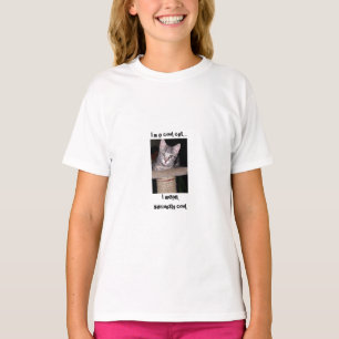 Camiseta Gato seriamente legal