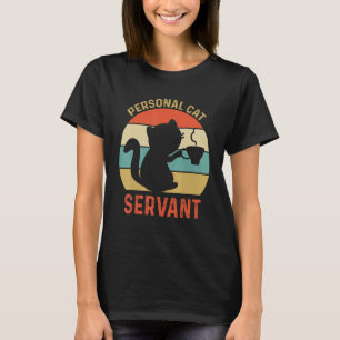 Camiseta Gato Servo Pessoal Gato