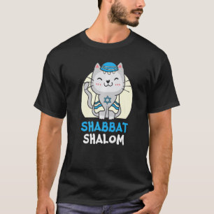 Camiseta Gato Shabat Shalom Dia Santo Judaísmo Yom Kippur