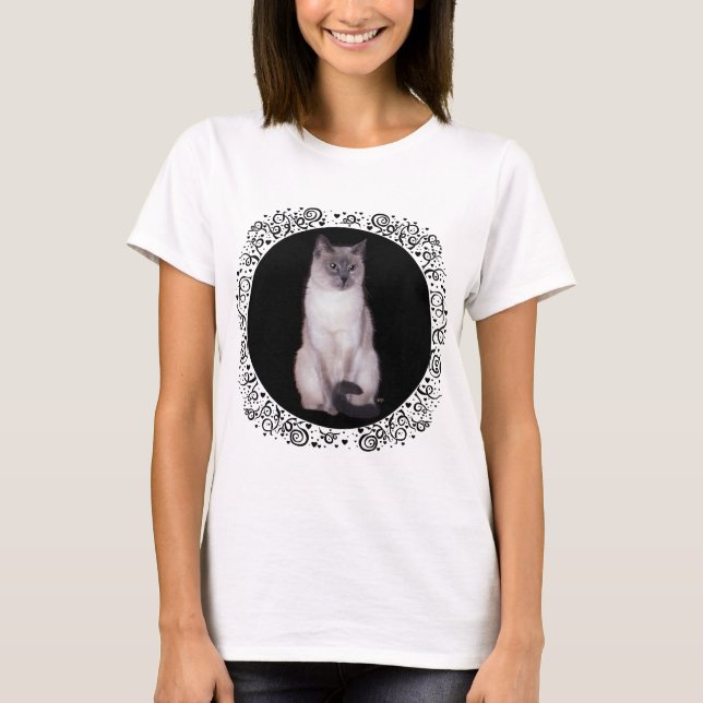 Camiseta Gato Siames (Frente)