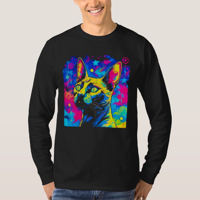 Camiseta Gato Siames   (Frente)