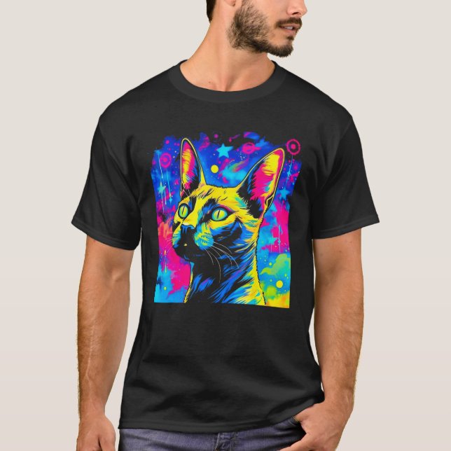 Camiseta Gato Siames (Frente)