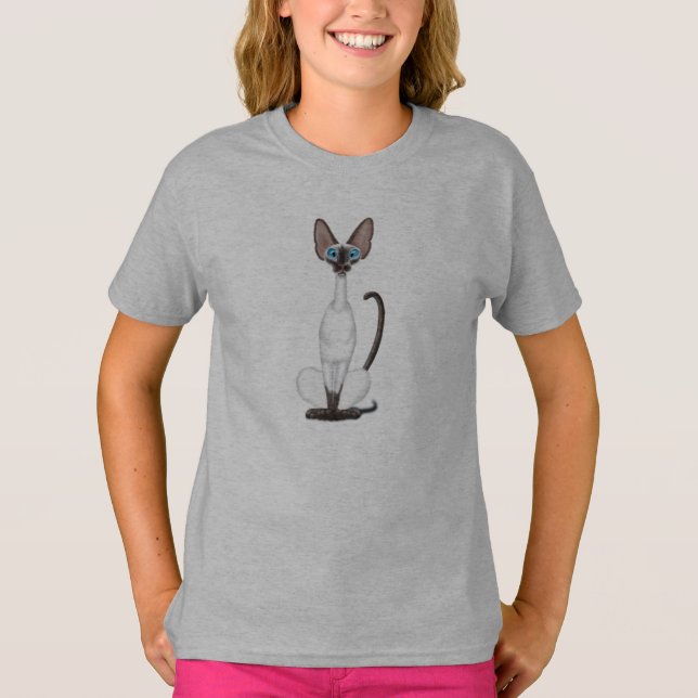 Camiseta Gato Siames (Frente)