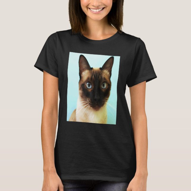 Camiseta Gato siamês (Frente)