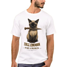 Gato Siames Alto o Suficiente Para Ser um Problema