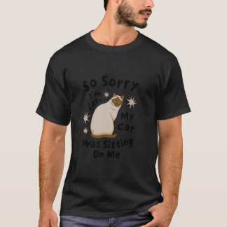 Camiseta Gato Siamês Fofo Letreiros Homens Mulheres Kit Col