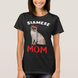 Camiseta Gato Siamês Mãe Mãe Gatinho Gatinho Gatinho Gatinh