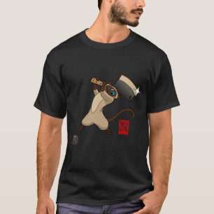 Camiseta Gato Siames Pode Picar