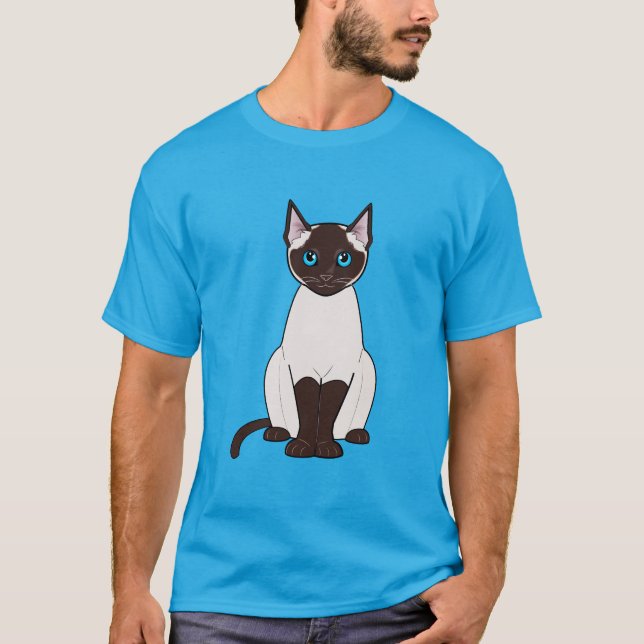 Camiseta Gato Siamese (Frente)