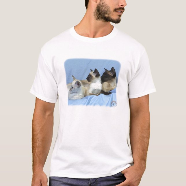 Camiseta Gato Siamese 9W055D-074 (Frente)