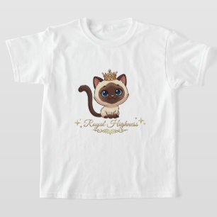 Camiseta Gato Siameses Real Fofo