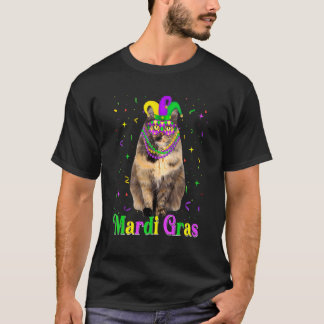 Camiseta Gato Siberiano Fofo Amante de Animais Engraçados C
