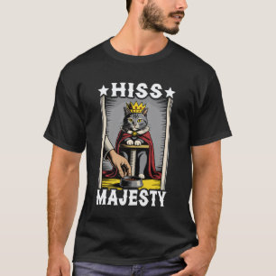 Camiseta Gato Sibila Majestade Amante de Gatos Gato Engraça