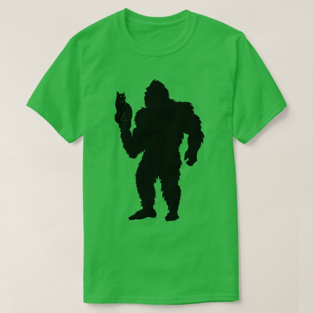 Camiseta Gato Silhouette (Frente do Design)