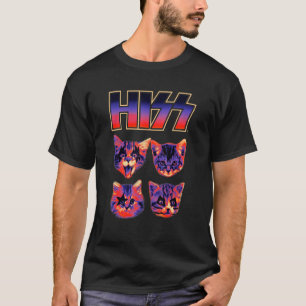 Camiseta Gato Silvo Gatos Gatinhos Música Rock Gato Silvo