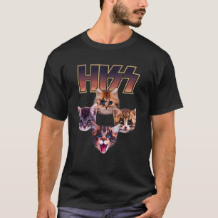 Camiseta Gato Silvo Gatos Gatinhos Música Rock Gato Silvo