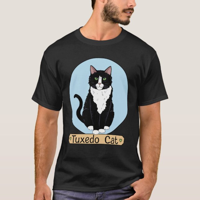 Camiseta Gato Smoking (Frente)
