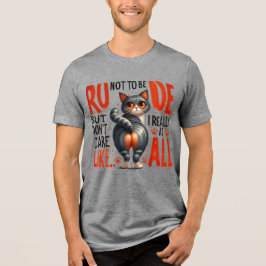 Camiseta Gato Snarky - Sassy Como se não se import