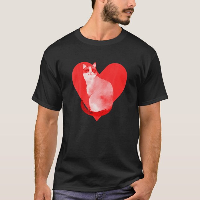 Camiseta Gato Snowshoe (Frente)