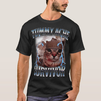 Camiseta Gato Sobrevivente de Dor de Barriga Meme