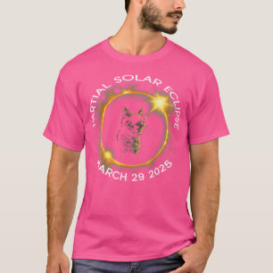 Camiseta Gato Solar Eclipse Solar Eclipse 29 De Março De 20