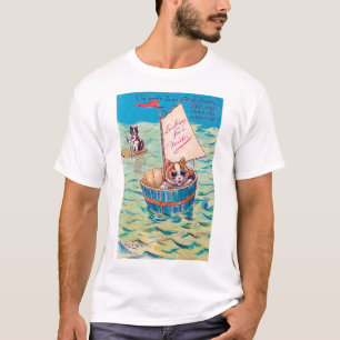 Camiseta Gato solitário no Mar, Louis Wain