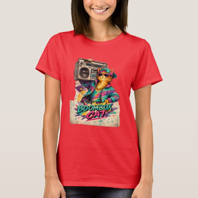 CAMISETA GATO SOM (Frente)