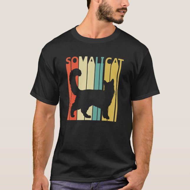 Camiseta Gato Somali Fofo (Frente)
