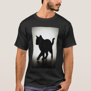 Camiseta Gato Sombra Fofinho Gatinho Felino Dono de Animal