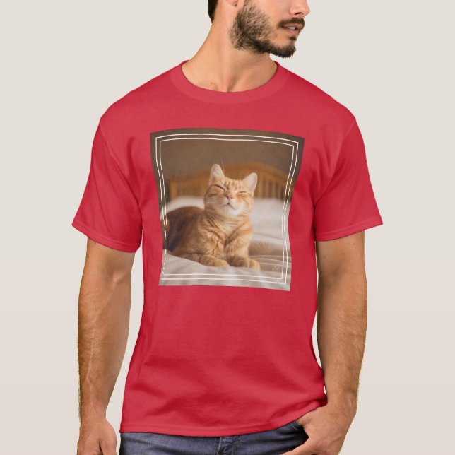 Camiseta Gato sonolento das imagens | de Getty (Frente)