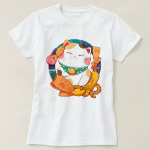 Camiseta Gato Sortudo