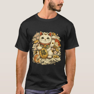 Camiseta Gato Sortudo Japonês