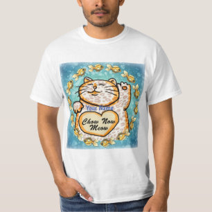 Camiseta Gato Sortudo Mia