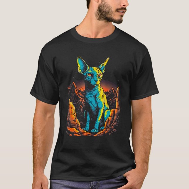 Camiseta Gato Sphynx 1 (Frente)