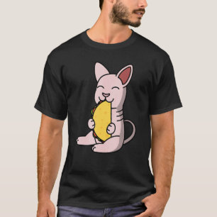 Camiseta Gato Sphynx Comendo um Taco Pet