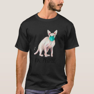 Camiseta Gato SPHYNX Eca Pessoas Gato Usando Máscara Facial
