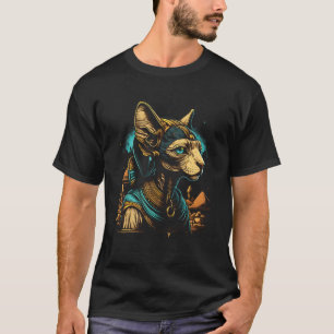 Camiseta Gato Sphynx Fofo Dono de Gato Sphynx Faraó Egípcio