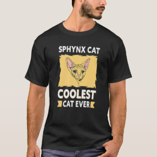 Camiseta Gato Sphynx Gato Mais Legal de Todos os Tempos Don