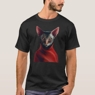Camiseta Gato Sphynx- Half Cat, Half Devil, Master Sphynx #