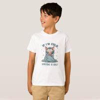 Gato Sphynx Mal-Humorado Design de Cartoon de Humo