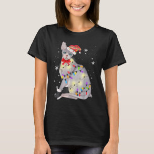 Camiseta Gato Sphynx Natal