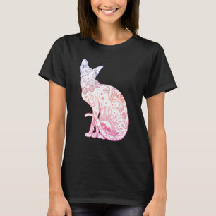 Camiseta Gato Sphynx Pastel Gótico Filhote Wicca Bruxa Tatu