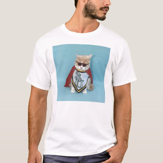 Camiseta Gato super (Frente)